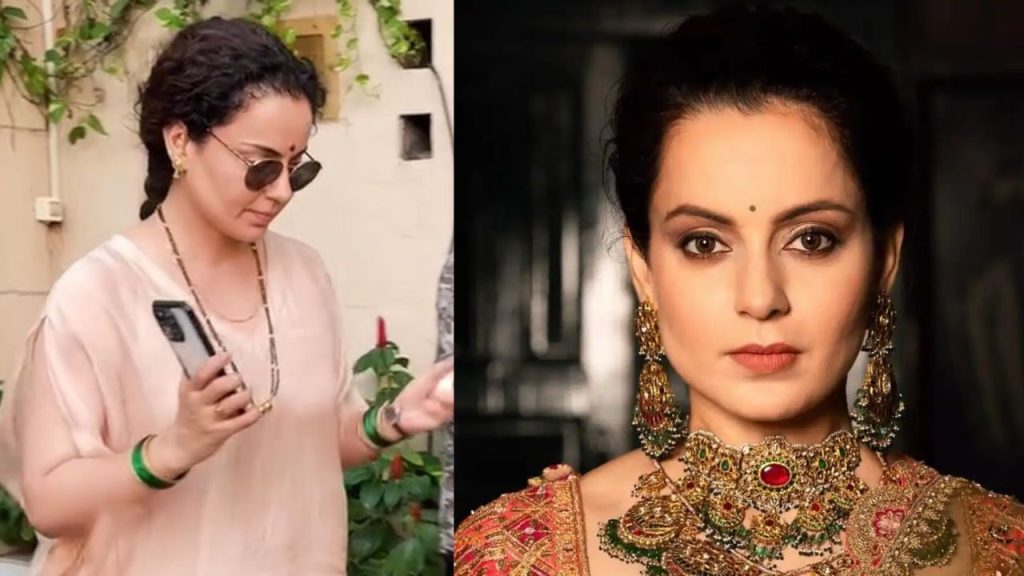Kangana Ranaut Wearing Mangalsutra Viral Video Truth Behind Marriage Rumours
