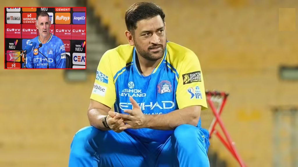 Ms Dhoni Absence Csk 2026 Season Michael Hussey Reason