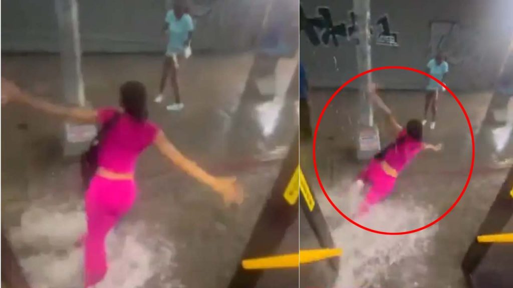 New York Flash Floods Woman Swept Away Video Goes Viral
