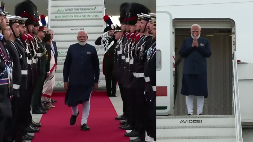 Pm Modi Italy Visit 2026 Narendra Modi Meets Giorgia Meloni In Rome Focus On India Italy Strategic Partnership