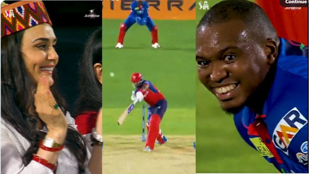 Preity Zinta Reaction To Shreyas Iyer One Handed Six Goes Viral In Pbks Vs Dc Ipl 2026 Match