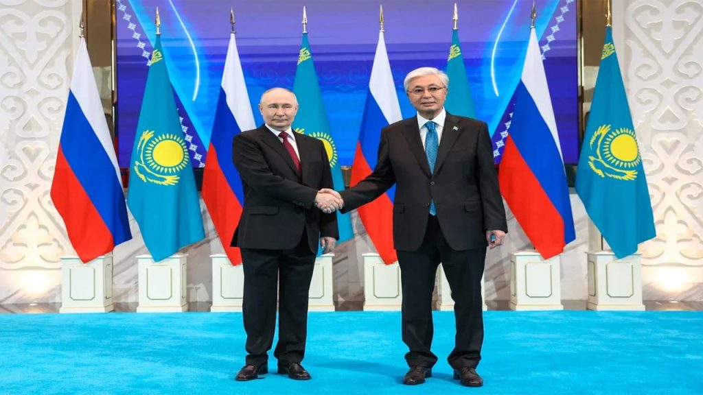 Putin Kazakhstan Visit Russia To Build First Nuclear Power Plant