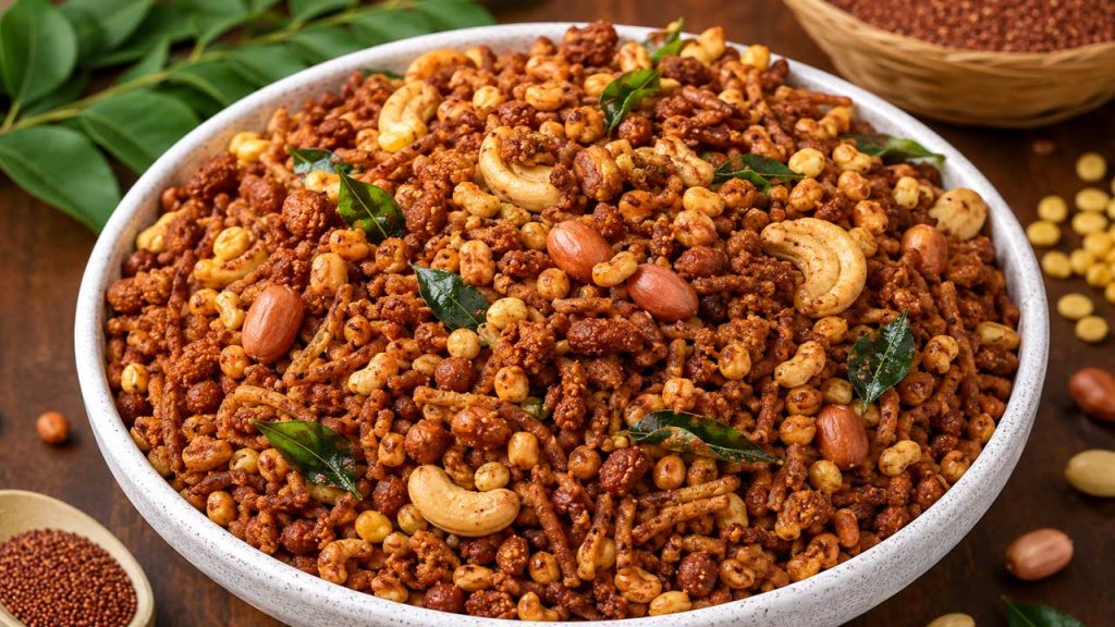 Crispy Ragi Mixture Recipe Healthy Evening Snack