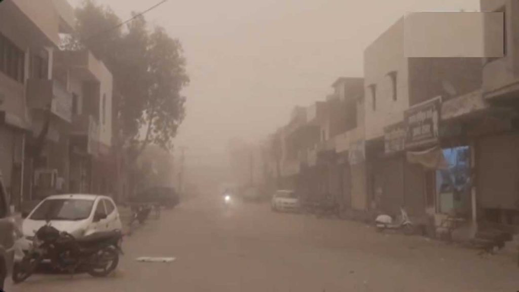 Rajasthan Sandstorm Sriganganagar Bikaner Dust Storm Heavy Rains