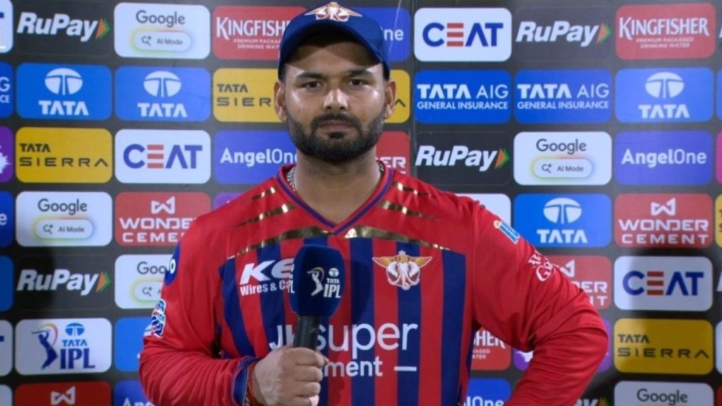 Rishabh Pant Reacts After Lsg Loss To Rr In Ipl 2026 We Are A Very Good Team