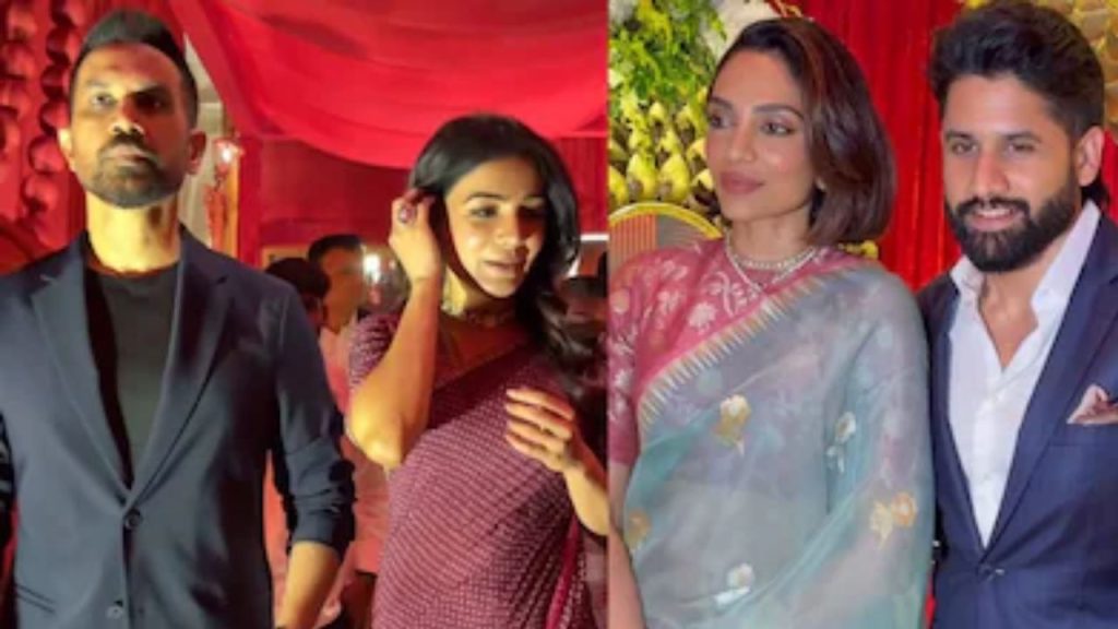 Samantha Naga Chaitanya Attend Simran Narang Wedding Reception Hyderabad