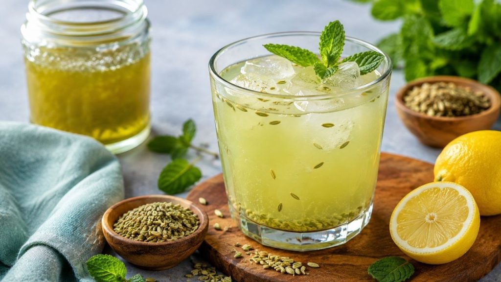 Saunf Sharbat Recipe For Summer Natural Cooling Drink For Heatwave Acidity Dehydration