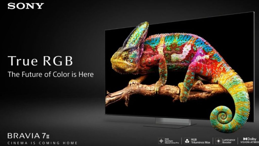 Sony Bravia 7 Ii Rgb Mini Led 4k Tvs Launched In India With Premium Features