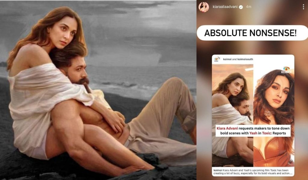 Toxic Movie Kiaraadvani Dismisses Rumors About Removing Bold Scenes