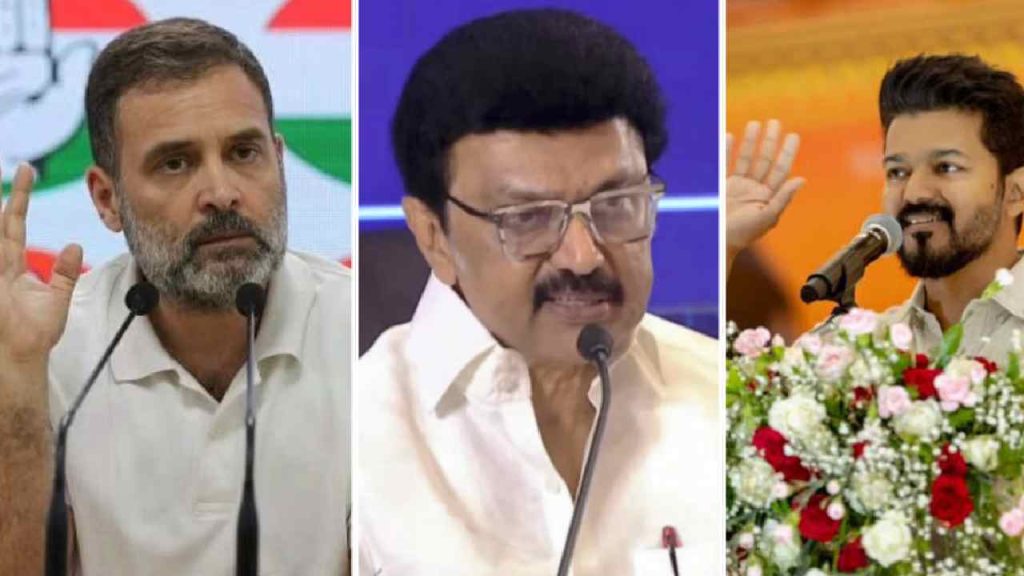 Dmk Congress Split Tamil Nadu Vijay Tvk Coalition Politics Analysis
