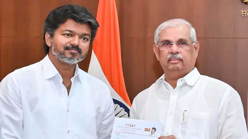 Vijay Letter To Governor Claims Support Of 121 Mlas Tamil Nadu Government Formation