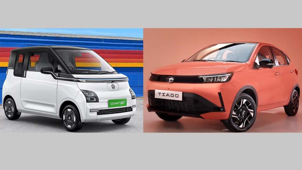 Tata Tiago Ev Vs Mg Comet Ev Which Electric Car Is Better Under Rs 7 Lakh In India