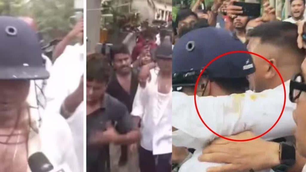 Tmc Mp Abhishek Banerjee Attacked Stones Eggs Sonarpur Bjp Protest