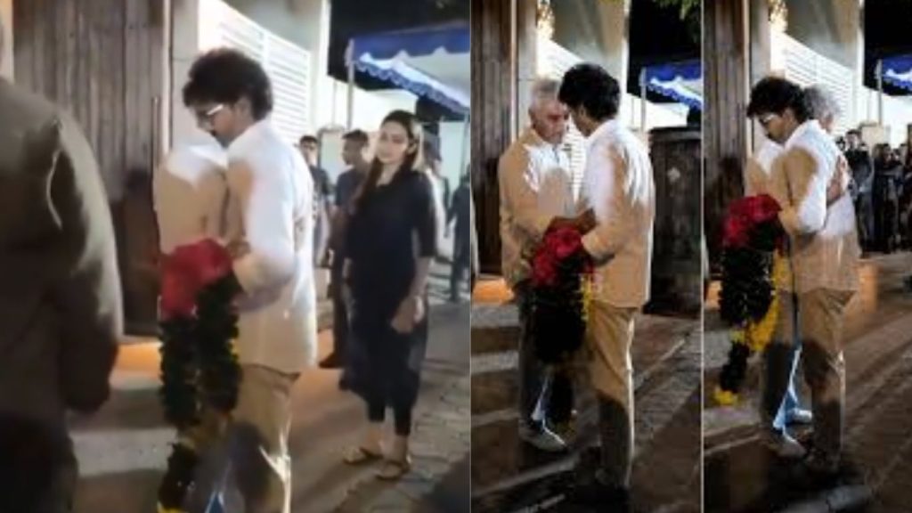 Vijay Trisha Visit Ajith Kumar House Mother Demise Condolences