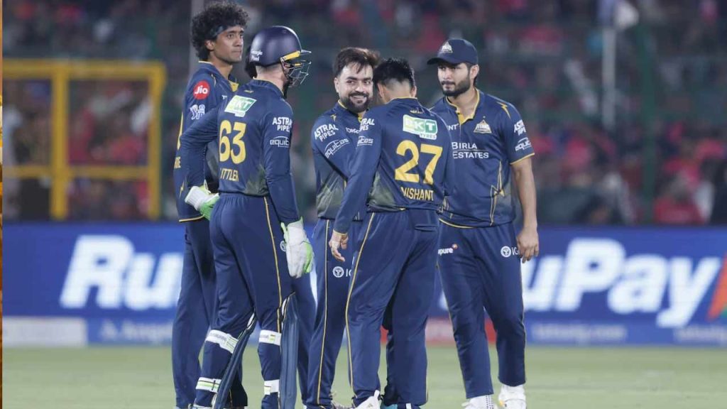 Gt Vs Rr Gujarat Titans Big Win Points Table Top