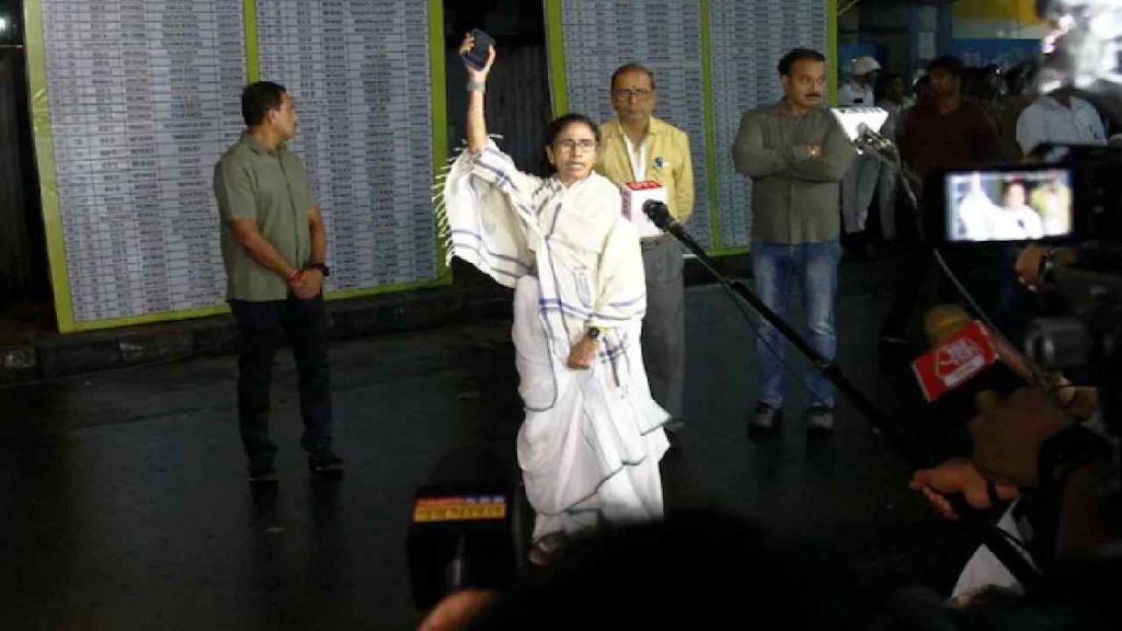 Kolkata Counting Centres Ban Gatherings Evm Row Tmc Protest