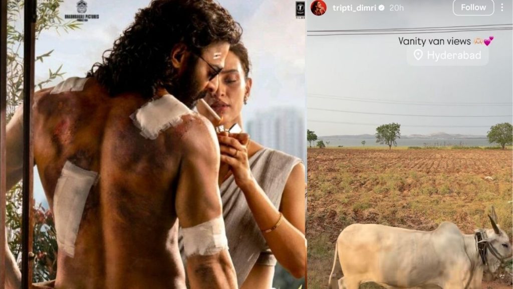 Prabhas And Triptiidimri Have Joined The Shoot From Yesterday