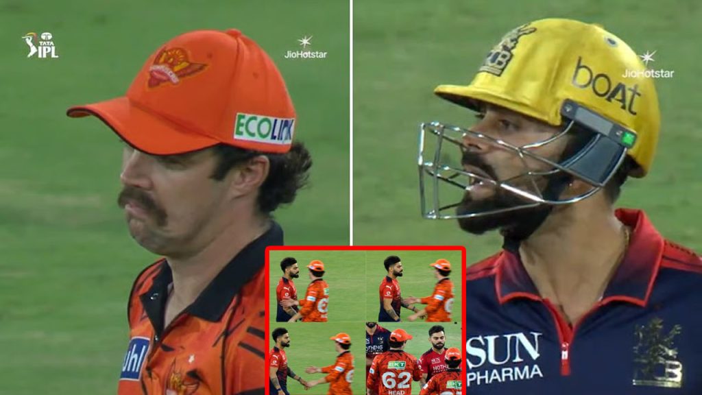 Virat Kohli Travis Head On Field Heated Moments Rcb Vs Srh Ipl