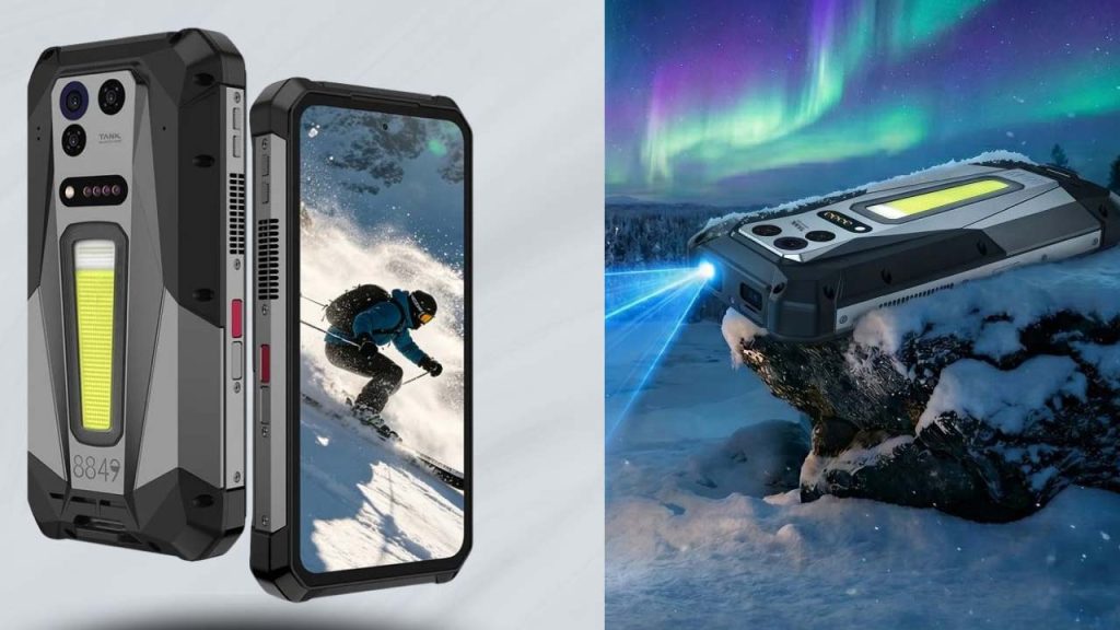 8849 Tank 5 Rugged Smartphone Launched With Built In Projector And Massive 17600mah Battery