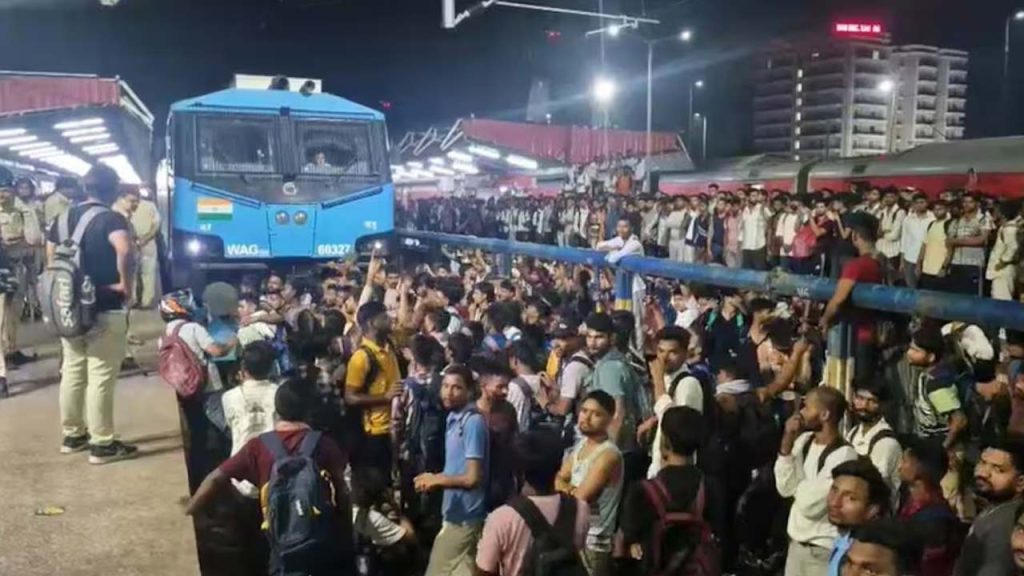 Bihar Police Exam Chaos Candidates Stone Trains Over Delays At Patliputra Station