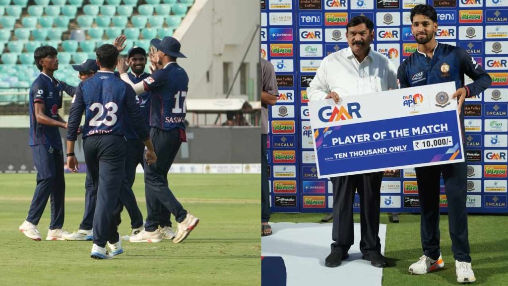 Apl 2026 Capital Amaravati Royals Clinch Thrilling Win Over Simhadri Vizag Lions