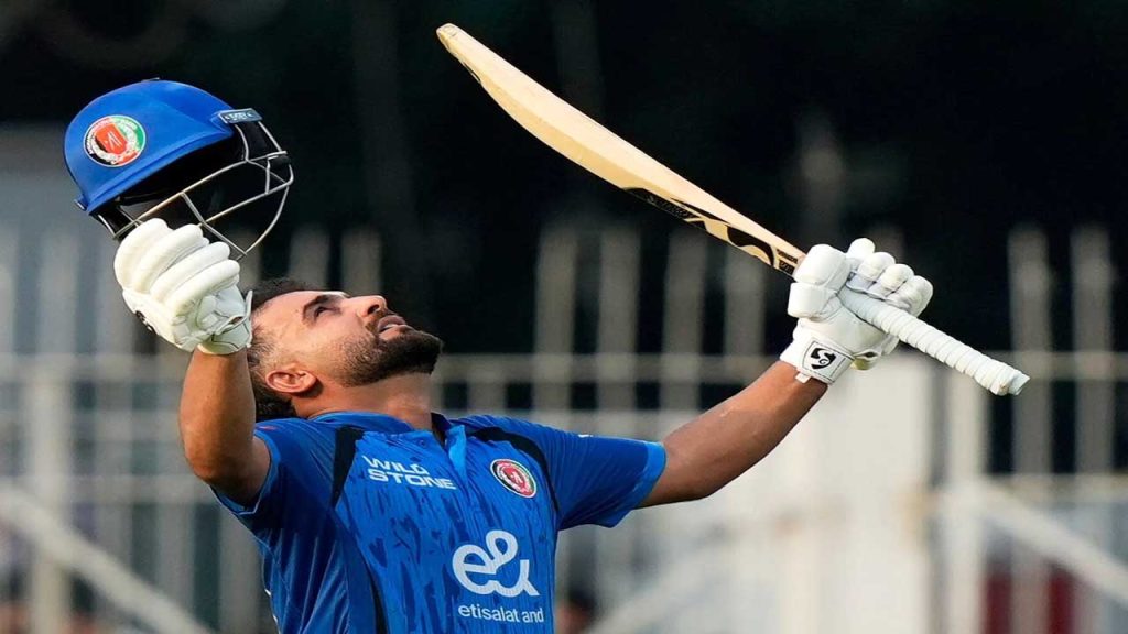 Ind Vs Afg 3rd Odi Hashmatullah Shahidi Historic Century Against India