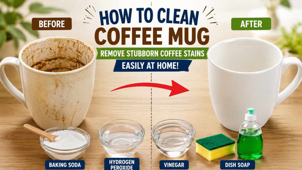 How To Clean A Coffee Mug Easy Ways To Remove Stubborn Coffee Stains