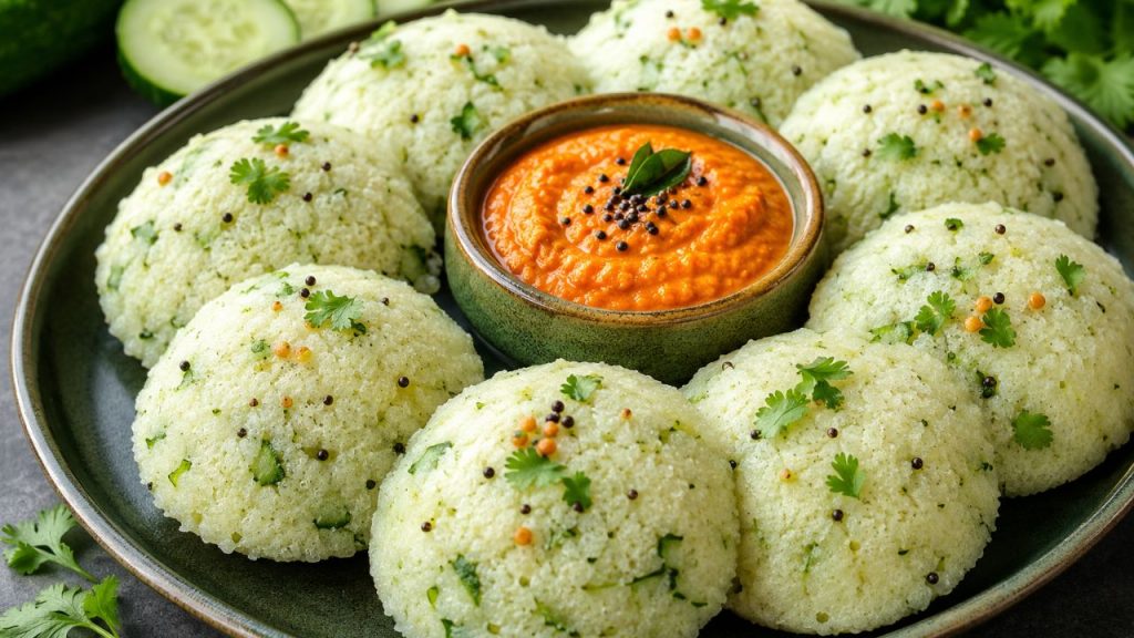 Instant Cucumber Idli Recipe Weight Loss Breakfast