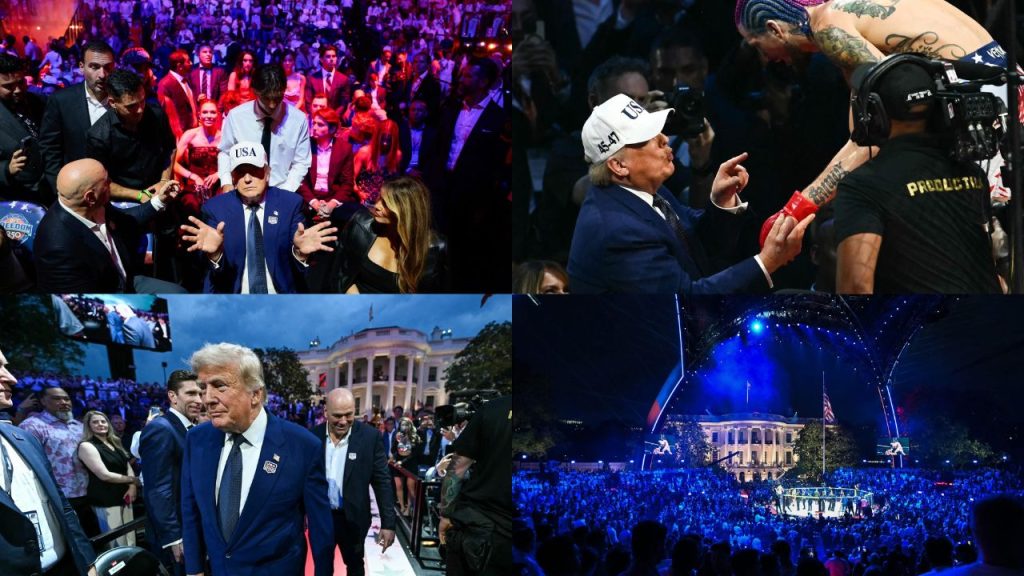 Donald Trump Hosts Ufc Fight Night At White House During Americas 250th Anniversary Celebrations