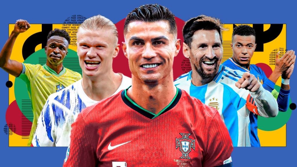 Highest Paid Football Players 2026 Cristiano Ronaldo Tops List Messi And Mbappe Follow