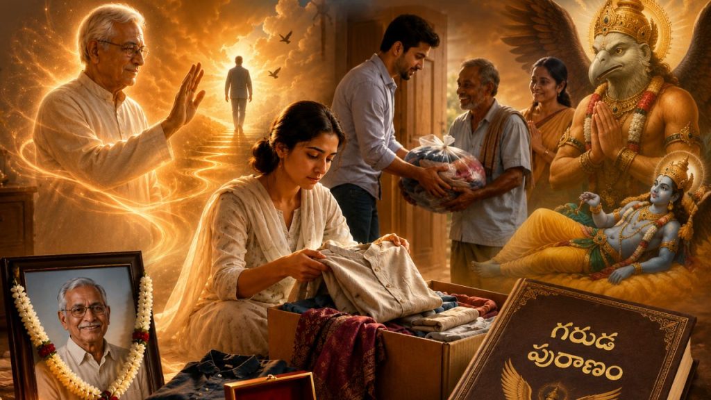 Garuda Puran Rules Dead Person Clothes Belongings At Home Shastra Facts