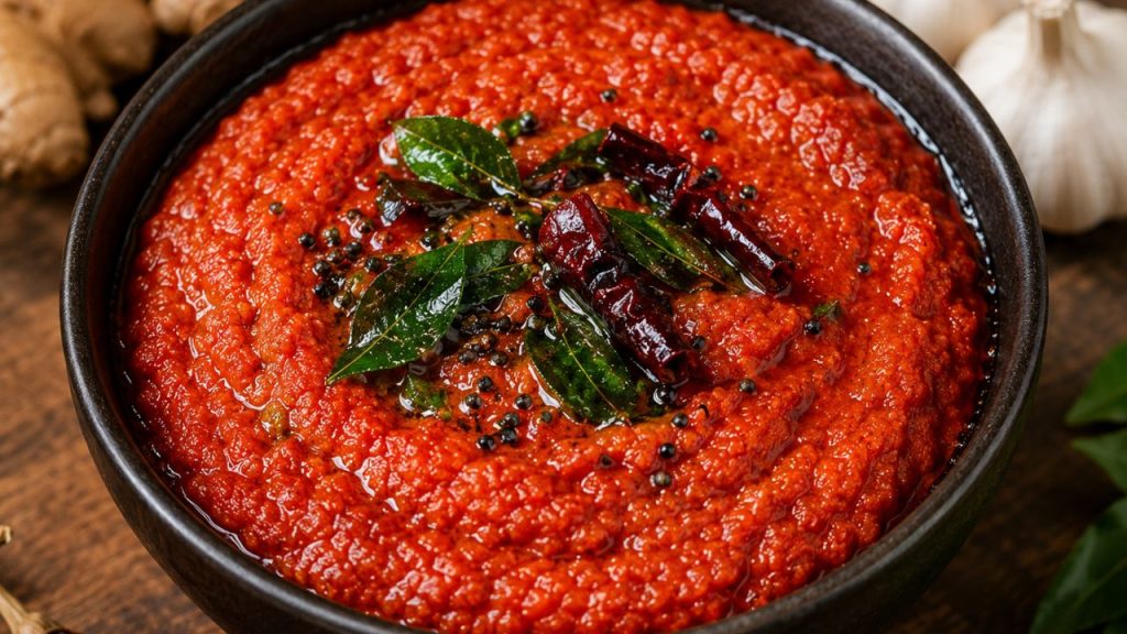 Tiffin Center Style Ginger Chutney Allam Pachadi Recipe With Measurements