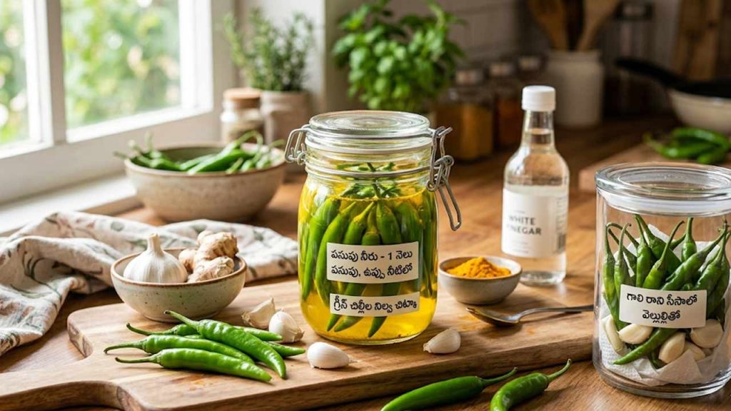 How To Keep Green Chillies Fresh For Months Easy Storage Tips For Summer