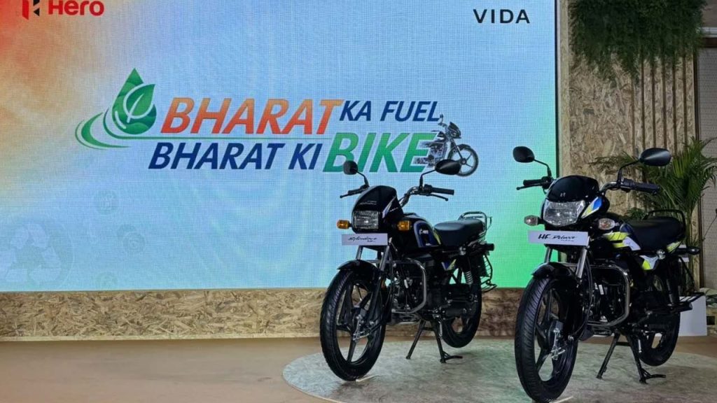 Hero Launches Indias First Flex Fuel Motorcycles Splendor Plus And Hf Deluxe Unveiled