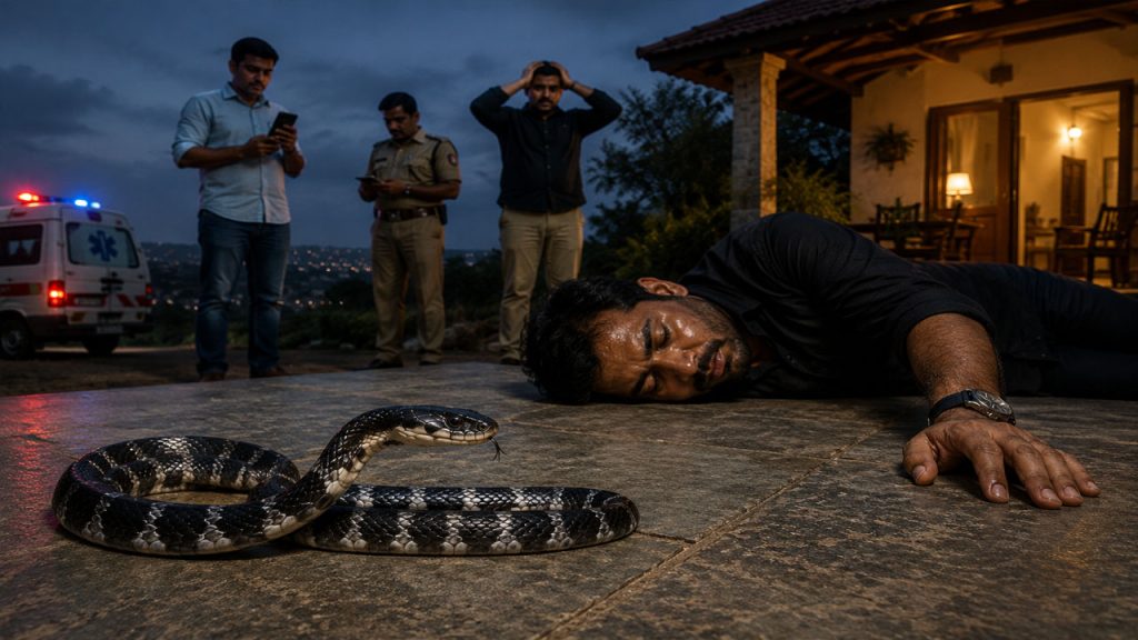Hyderabad Businessman Dies After Common Krait Snake Bite At Moinabad Farmhouse