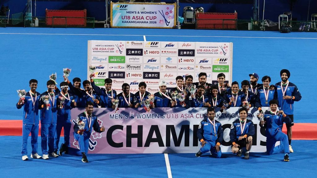 India Clinches U 18 Hockey Asia Cup 2026 Title Defeats Japan 4 1 In Final