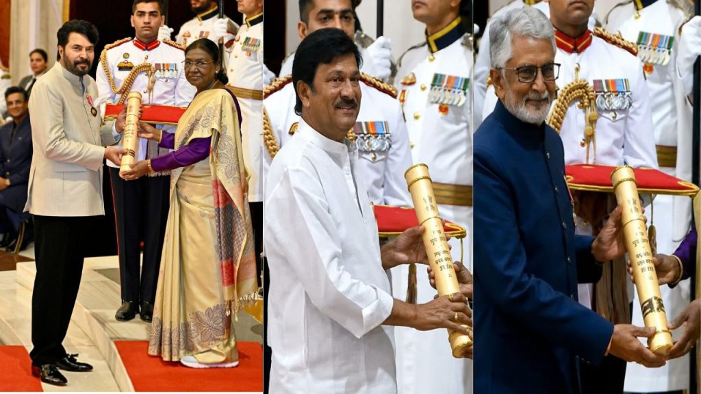 President Droupadi Murmu Presents Padma Awards Rashtrapati Bhavan