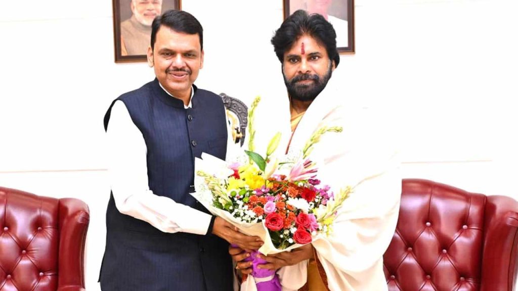 Pawan Kalyan Meets Devendra Fadnavis Maharashtra To Provide Two Female Tigers To Andhra Pradesh
