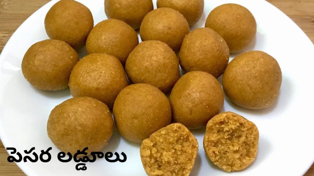 Protein Rich Green Gram Pesara Laddu Recipe Healthy Homemade Snack For Kids