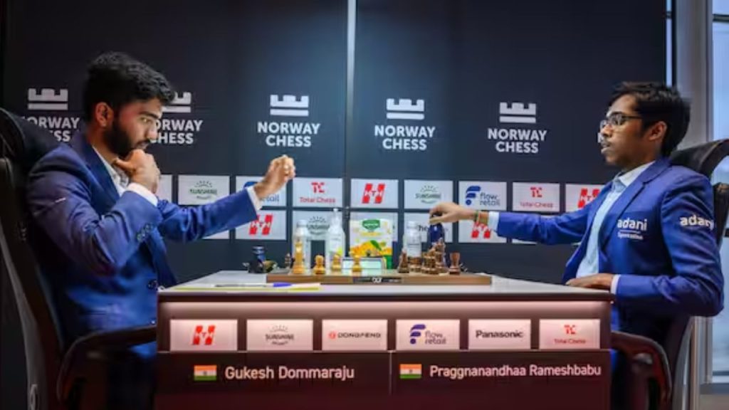 Praggnanandhaa Stuns World Champion Gukesh Enters Norway Chess 2026 Title Race With Hat Trick Wins