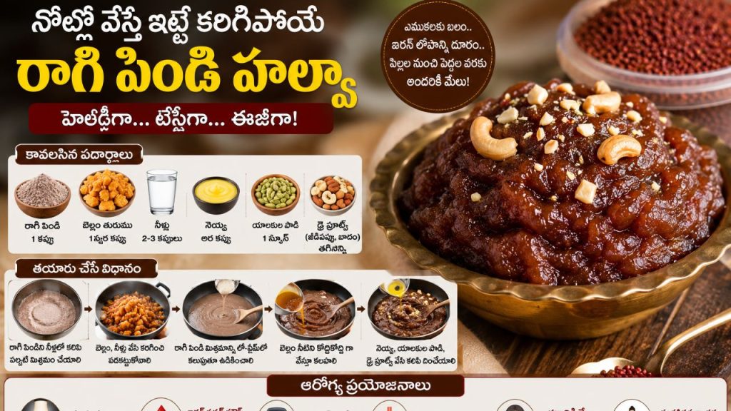 Ragi Halwa With Jaggery Recipe Benefits For Women Health