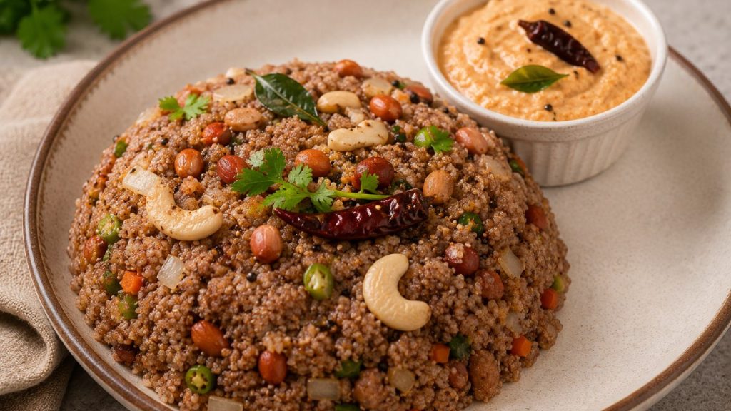 Quick Ragi Pindi Upma Recipe Weight Loss Diabetes Breakfast