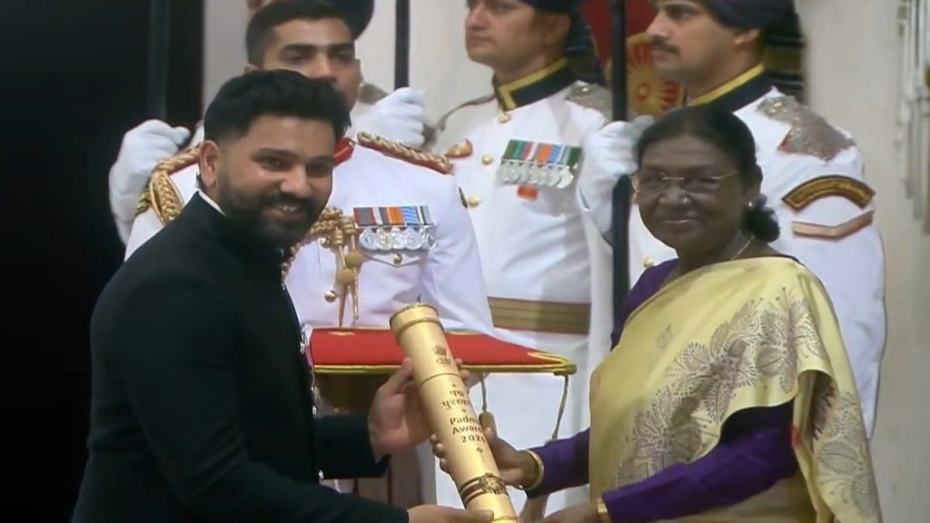 Rohit Sharma Honored With Padma Shri Award