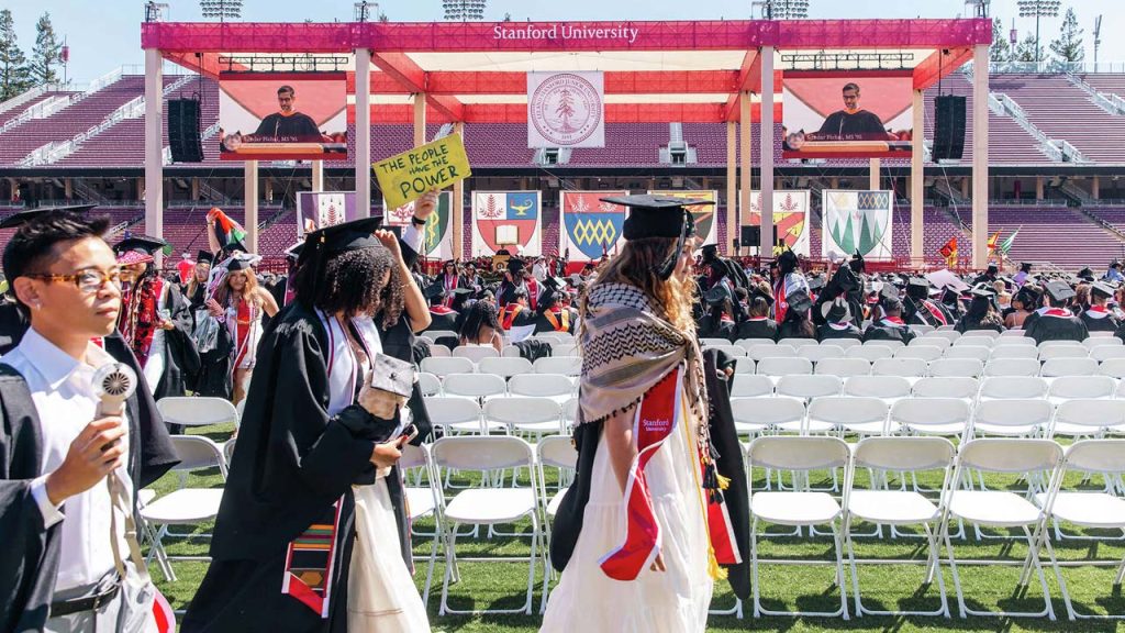 Sundar Pichai Booed At Stanford Graduation As Students Walk Out In Protest