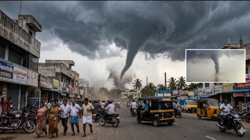 Thoothukudi Storm Chaos Powerful Windstorm Causes Massive Damage Six Tourists Injured In Tamil Nadu
