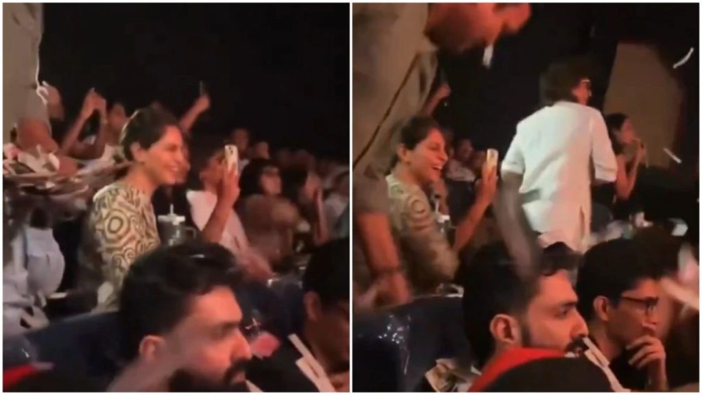 Upasana Konidela Mass Celebrations Ram Charan Peddi Movie Screening