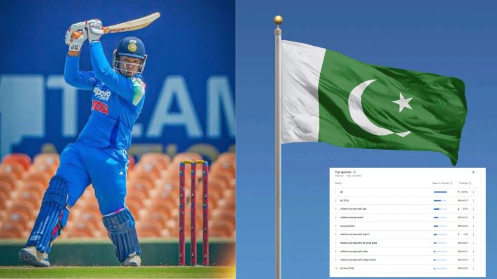Vaibhav Sooryavanshi Craze Reaches Pakistan Young Indian Star Trends On Google Searches