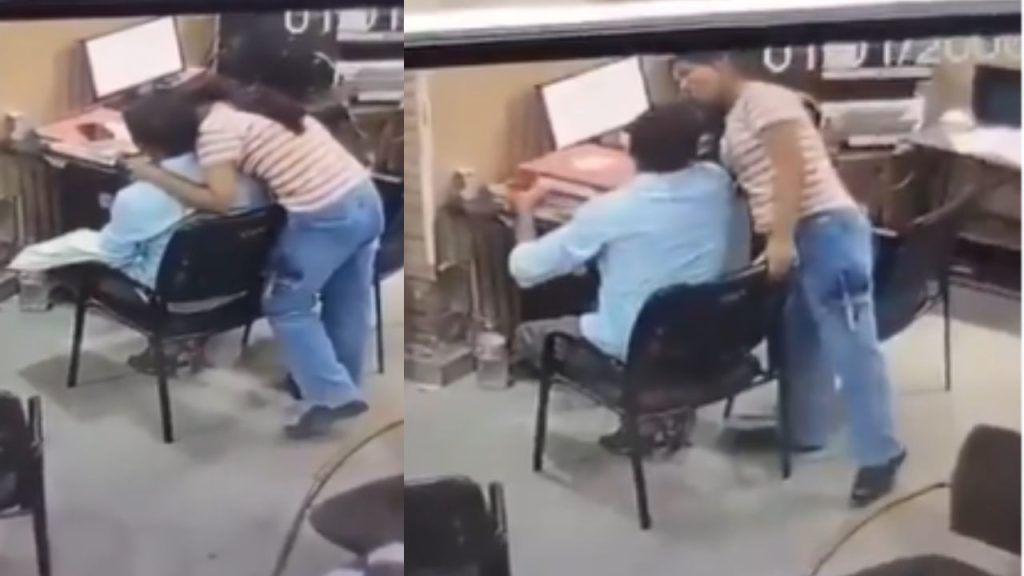 Viral Video Up Constable Suspended After Cctv Footage From Police Station Goes Viral