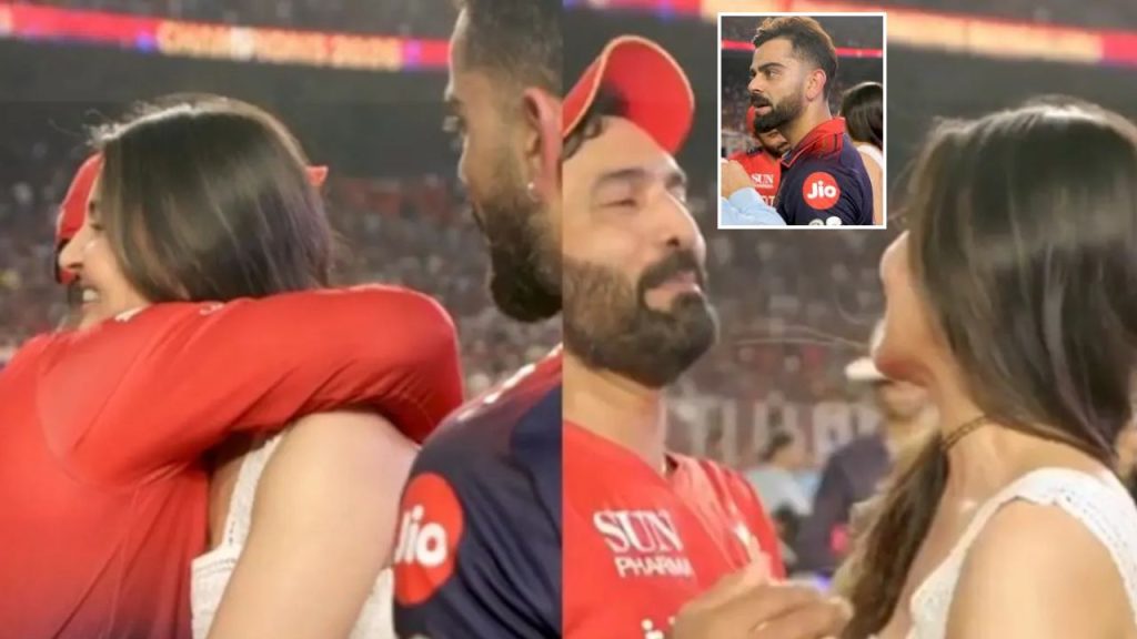 Virat Kohlis Priceless Reaction As Anushka Sharma Hugs Dinesh Karthik After Rcbs Ipl 2026 Triumph