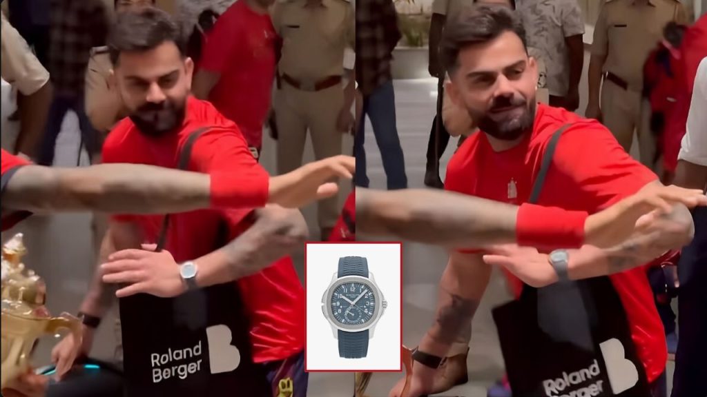 Virat Kohlis Luxury Watch Steals Spotlight During Rcb Ipl 2026 Celebrations Price Stuns Fans